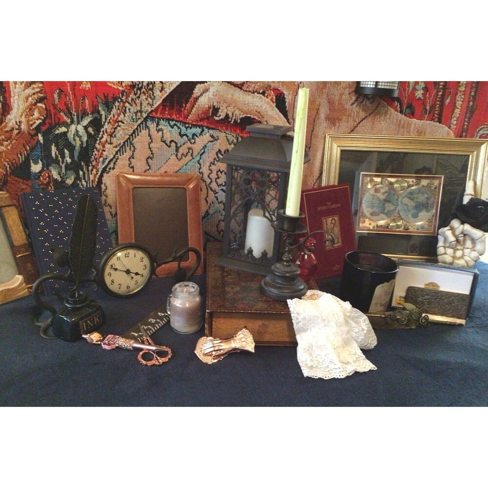 Vintage Dark Academia Mystery Box Sustainable Aesthetic EcoGift Small Collection